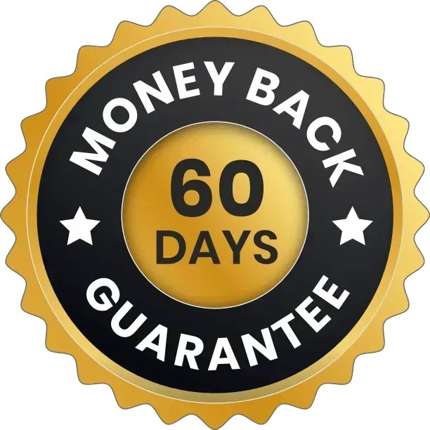 Sugar Drop 60-day 100% money-back guarantee seal